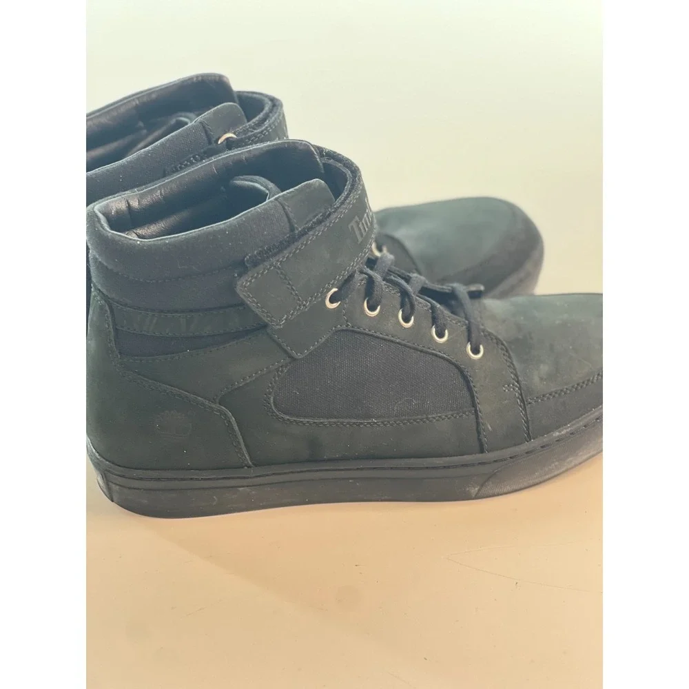 Timberland Men's‎ Boots Size 12M Black Leather Earthkeepers Genuine Leather